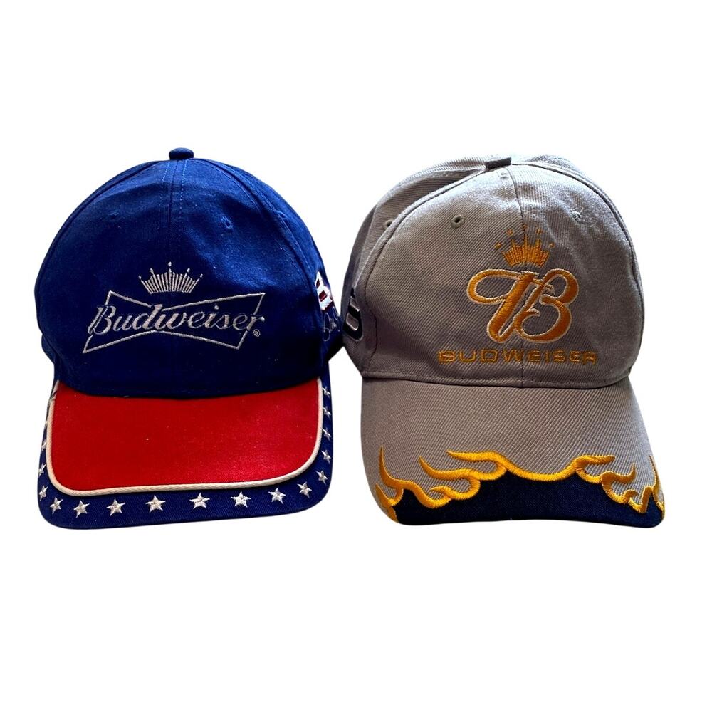 Vintage Dale Earnhardt Jr. #8 Budweiser NASCAR Hat Bundle Lot Winner's Circle